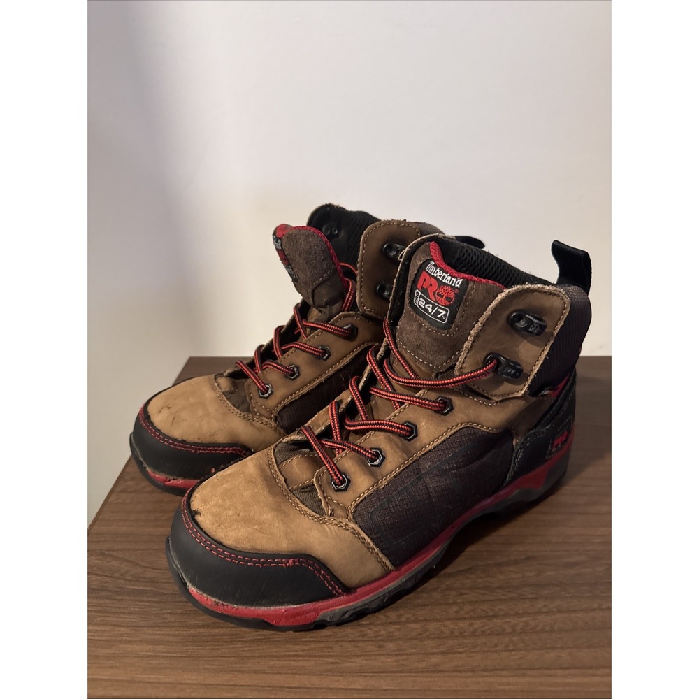 Timberland Pro Shop Timberland Pro Men's Bosshog WP Safety Boots Brown Sz 8.5 M